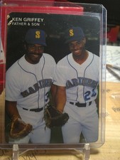 1991 MOTHER’S COOKIES FATHER & SON SET 3 OF 4 KEN GRIFFEY SR. & KEN GRIFFEY JR.