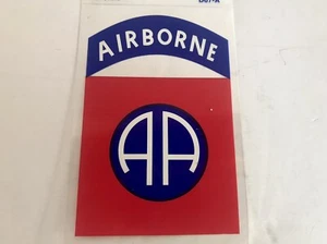 Neu 82nd Airborne 4 1/4" x 3" AUFKLEBER AUSSEN ANWENDUNG - Bild 1 von 1