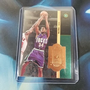 1998-99 SPx Finite  Ray Allen  #21 01587/10000 Milwaukee Bucks VG/NM