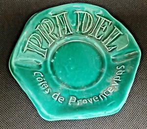 VALLAURIS R.RIVERE Werbeaschenbecher Pradel Côtes de Provence. VPQS Grün - Bild 1 von 4