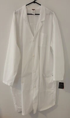 Dickies EDS Professional Whites 40" Unisex Lab Coat  - 83403 Size 4XL - Image 1 of 2
