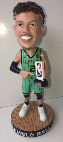 NEW LaMelo Ball ROY Charlotte Hornets Bobblehead NBA 01/02/22 buzz city rookie Cover