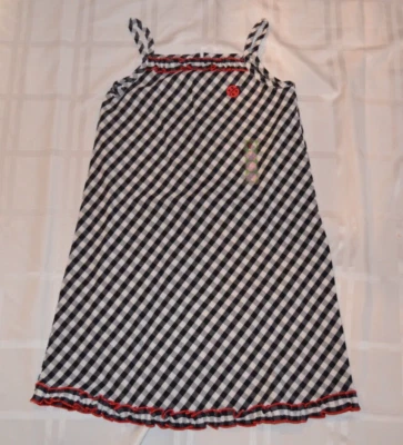 Vestido de sol Gymboree LADYBUG blanco y negro nuevo con etiquetas talla 5 años Foto 1 de 3