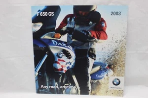 BMW F 650 GS 2003 folleto de motocicleta - Imagen 1 de 5