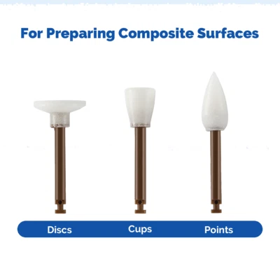 AZDENT 40 piezas compuesto dental pulido acabado acabado tazas/puntos/disco Foto 1 de 4