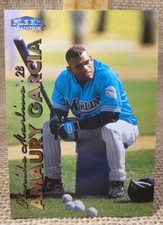 1999 Fleer Tradition Update Amaury Garcia RC Baseball Card U-98 Marlins A9
