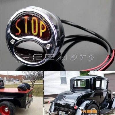 Luz de freno trasera vintage para Ford modelo A duolamp luz trasera rata hot rod Foto 1 de 4