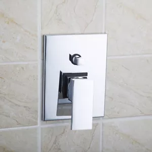 EUB Baño Montado en Pared Mezclador Ducha Grifo Válvula de Control con Desviador - Imagen 1 de 4