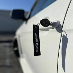 Heartbreak Jet Tag Keychain | Black | JDM Meme Funny Racing Muscle Drift - Picture 1 of 5