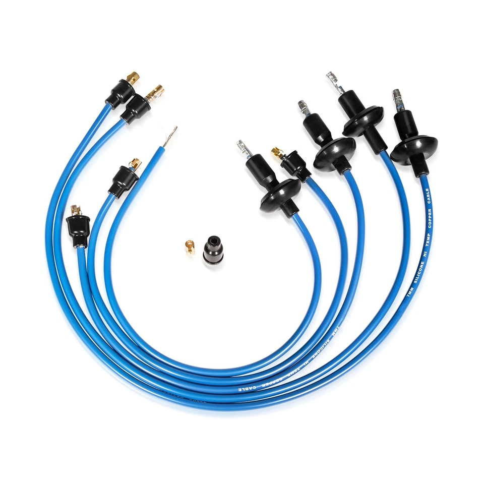 Juego de cables de bujía de encendido azul 9407 para VW Dune Buggy Bug Beetle GHIA Thing Foto 1 de 4