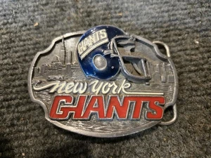 Vintage 1988 New York Giants Championship Gürtelschnalle Metall - Bild 1 von 3