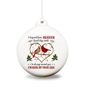 Christmas Cardinal Ornaments Memorial Gift for Loss of Mom Dad, Sympathy Bere... - Picture 1 of 6