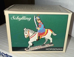 Juguete de hojalata miniatura Schylling Horseman adorno de Navidad - Imagen 1 de 1