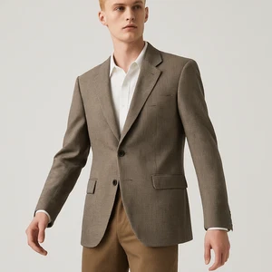 Oscar de la Renta Herren Blazer Hahnentritt 100% Wolle Sport Mantel Jacke Gr. 44XL - Bild 1 von 16