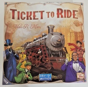 Ticket To Ride Board Game Days Of Wonder By Alan R. Moon. Complete. - Picture 1 of 6
