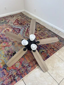 Minimalist 5 Blade Fan Perfect for Porches and Patios , And Living Rooms - Picture 1 of 4