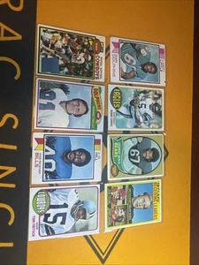 8 Vintage Karten 70’s Football Card Lot Little-gabriel-hill-twilley - Bild 1 von 7