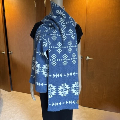 Cachecol pendleton 80% lã. Dupla face excelente estado nunca usado - Imagem 1 de 4