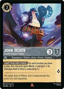 Disney Lorcana Fabled - 192 John Silder, Greedy Treasure Seeker, Rare COLD FOIL - Bild 1 von 1