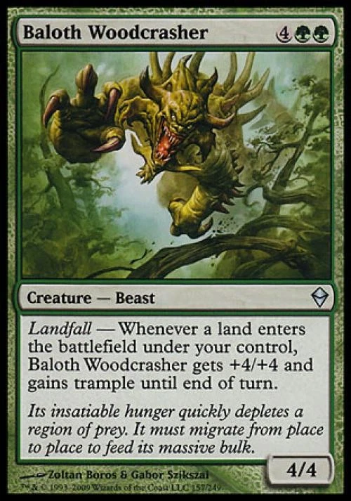 Baloth Woodcrasher - Medium Play MTG Zendikar - Image 1 of 1