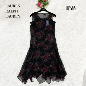Ralph Lauren Floral Silk Dress Multi-Color Red Yellow Sleeveless New With Tag - Picture 1 of 9