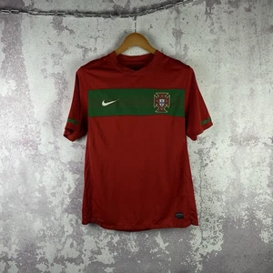 Vintage Nike Portugal FC Soccer Jersey 2010-11 Home Football Shirt Red Size M - Picture 1 of 9