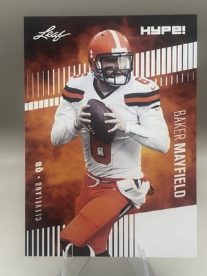 Baker Mayfield Rookie Leaf Hype 2018! RC #3A Cleveland Browns Bucaneers Foto 1 de 2