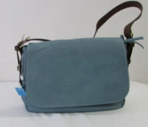 joy susan Blue Flap Purse with Crossbody Strap. - Bild 1 von 9