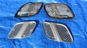 1997-2001 SUBARU IMPREZA OUTBACK OEM WAGON SEDAN LITE BEIGE HOOD GRILL VENTS - Picture 1 of 6