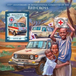 International Committee of the Red Cross MNH Stamps 2018 Maldives S/S - Picture 1 of 1