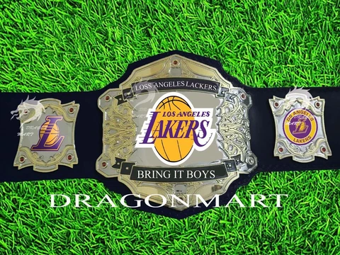 Los Angeles Lakers Championship Belt American Basketball NBA Replica 2mm Bras Cover