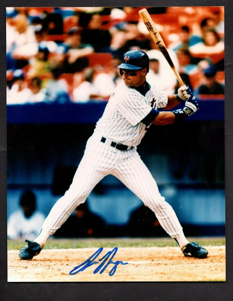 Rico Brogna Signed Autographed 8 x 10 Photo New York Mets FREE SHIPPING - Image 1 of 1