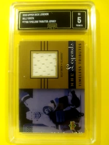 Tarjeta de la NHL BILLY SMITH 2001 Upper Deck Legends # TTBS GMA 5 Tributes Jersey - Imagen 1 de 2