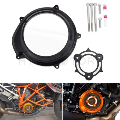 Tapa de embrague transparente perno para KTM 1290 Superduke GT R 1090 Adventure Bla Foto 1 de 4