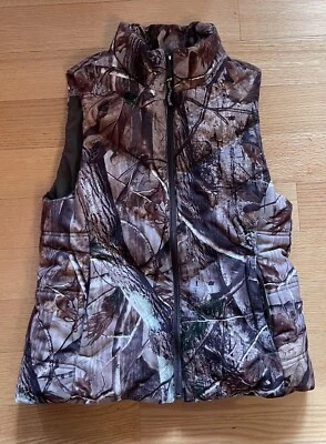 Real tree Camo Lined Vest Size S 34-36 - Image 1 of 4