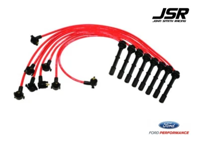 96-98 Mustang Cobra Ford Racing Performance Parts Red Spark Plug Wires 9mm - Image 1 of 2