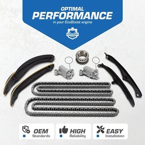 Timing Chain Kit Guides 3.5L Ecoboost 18-23 F150 Expedition Lincoln Navigator - Picture 1 of 6