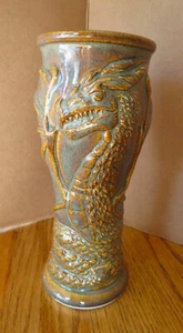 Graufuchs Keramik handgefertigter Drachen Kelch Tasse 2006 Renaissance Festival - Bild 1 von 10