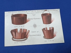 Tarjeta comercial C1890 ~ ARTÍCULOS DE FIBRA INDURADA - Lavabos, cubos, sartén de leche, escupitajas - Imagen 1 de 2