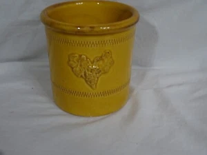 Vase Glas Keramik Traube Motiv Made in Italy 4,5" Gewürzstift Schmuckglas NEU - Bild 1 von 11