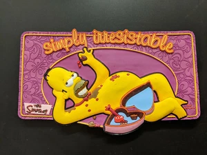 Los Simpson, Simply Irresistible, 3D Goma Puerta/Pared Placa, ENVÍO GRATUITO DEL REINO UNIDO - Imagen 1 de 2