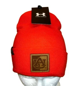 Auburn Tigers Niños Jóvenes Under Armour Naranja Puño Invierno Sombrero Gorra Gorro Nuevas Etiquetas - Imagen 1 de 2