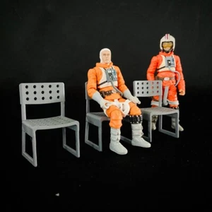 3x Sillas Yavin Briefing Room para 3,75 IN FIGURA DIORAMA - Imagen 1 de 8
