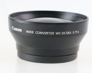 Canon Wide Converter WC-DC58A 0.75 x 0.75x Wideangle - 58mm Gewinde