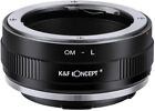 K&amp;F Concept Manual Focus Lens Adapter for Olympus OM Lens to L Mount Camera Body