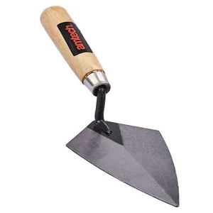 6" Pointing Trowel Hardened Wooden Handle Tempered Steel DIY Tools Building - Picture 1 of 6