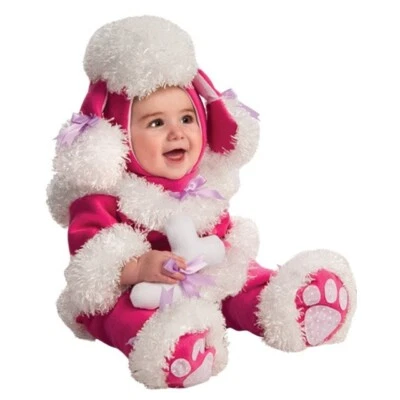 Super Cute Pink Poodle Halloween Costume Baby 6-12 mos Noah's Ark Collection - Image 1 of 4