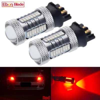 2 x RED Error Free PW24W PWY24W Bulb Lamp LED DRL Daytime Running Light For BMW Foto 1 de 4