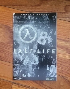 Half Life Owners MANUAL ONLY For Cd Rom Sierra Studios Video Gaming - Picture 1 of 3