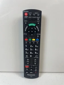 Genuine Panasonic N2QAYB000747 Replacement TV Remote Tested Working - Bild 1 von 6